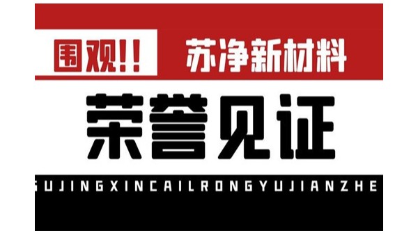 苏净新(xīn)材料获2021年度绿色化工(gōng)园區(qū)适用(yòng)技(jì )术